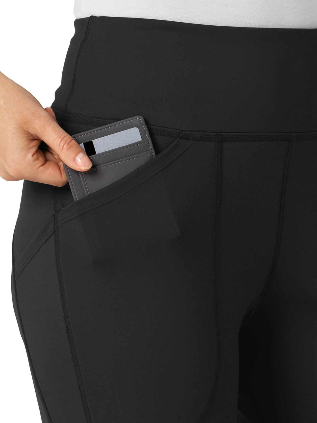 Women's Five-Pocket Yoga Scrub Pant - 5459 - Black