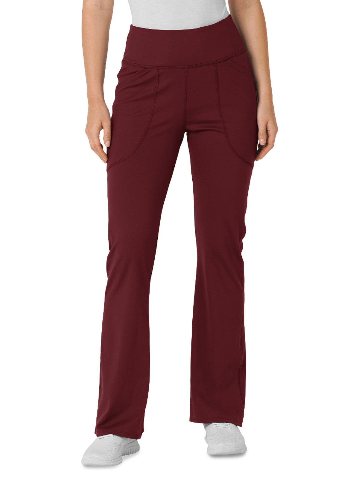Women's Five-Pocket Yoga Pant - 5459 - Burgundy