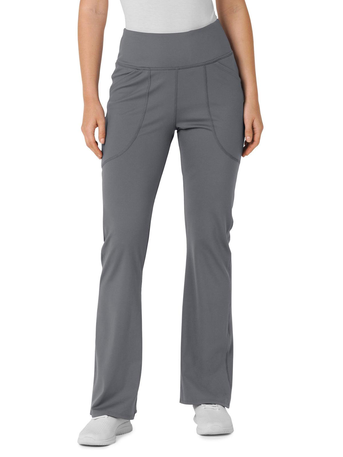 Women's Five-Pocket Yoga Scrub Pant - 5459 - Pewter