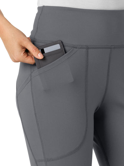 Women's Five-Pocket Yoga Scrub Pant - 5459 - Pewter