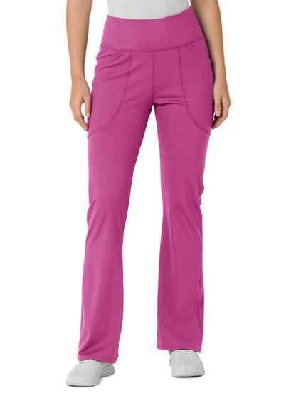 Women's Five-Pocket Yoga Pant - 5459 - Raspberry