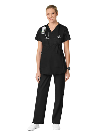 Women's Three-Pocket Maternity Cargo Pant - 545 - Black