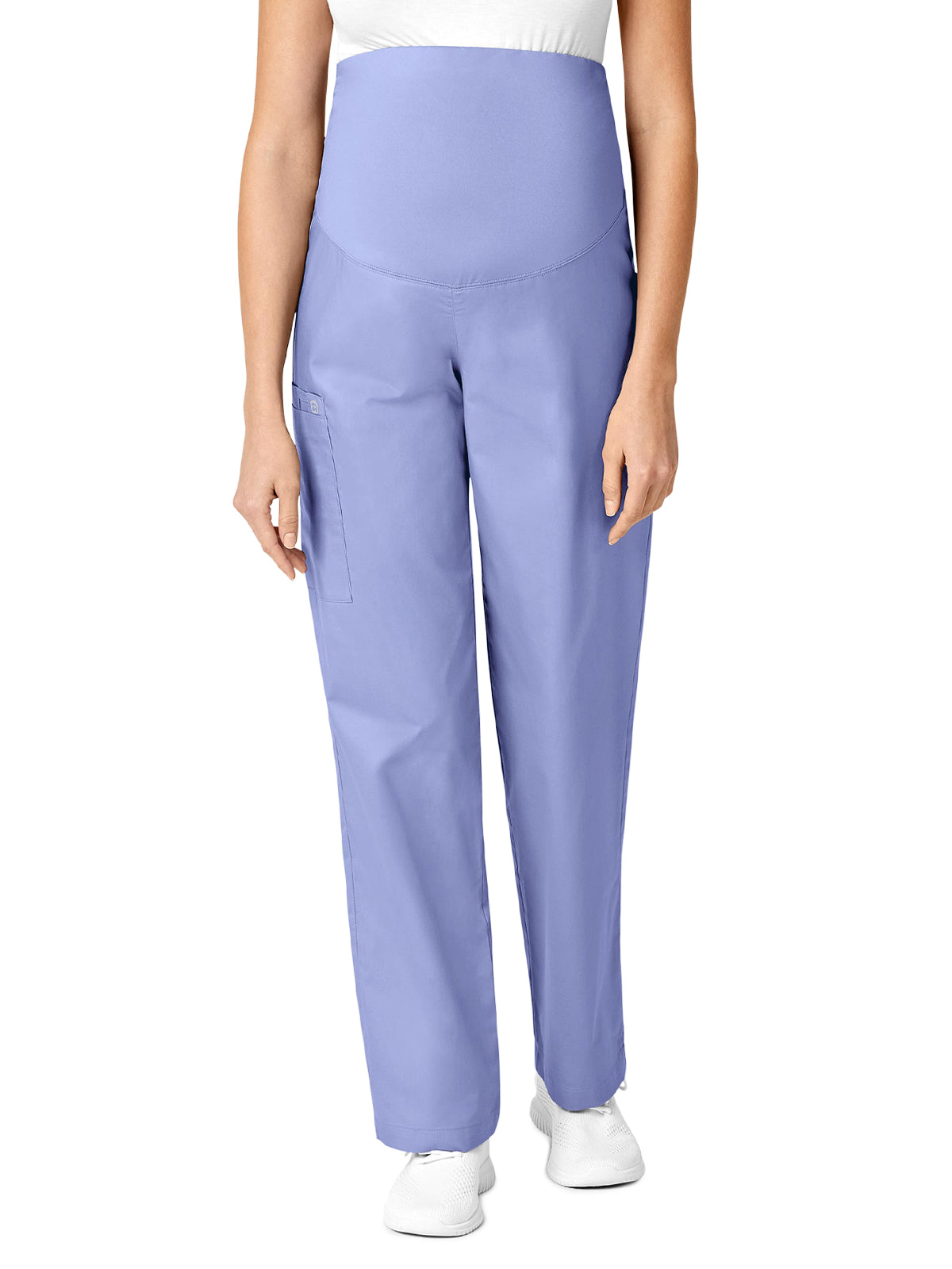 Women's Three-Pocket Maternity Cargo Pant - 545 - Ceil Blue