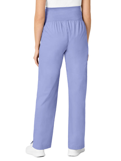 Women's Three-Pocket Maternity Cargo Pant - 545 - Ceil Blue