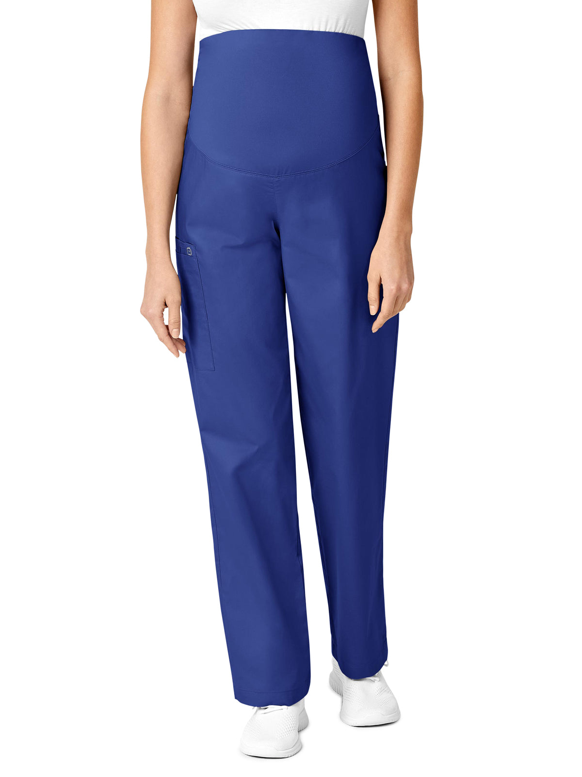 Women's Three-Pocket Maternity Cargo Pant - 545 - Galaxy Blue