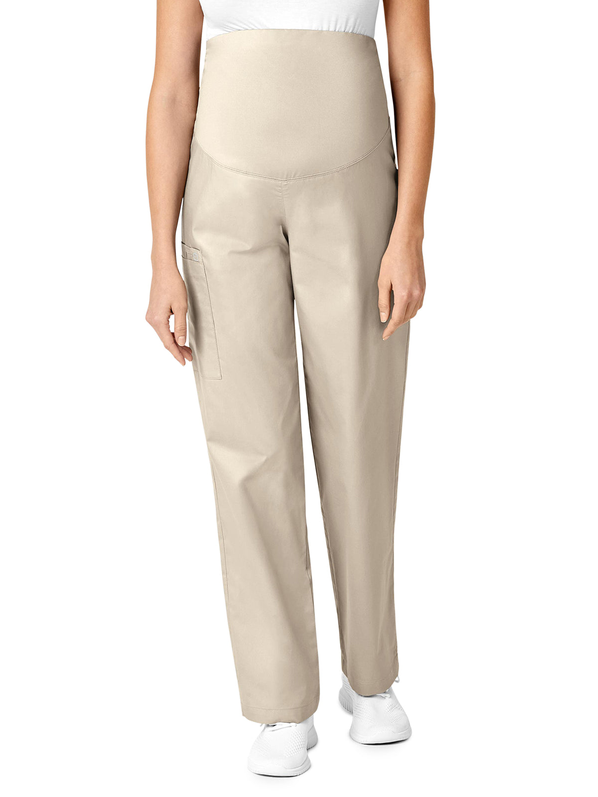 Women's Three-Pocket Maternity Cargo Pant - 545 - Khaki