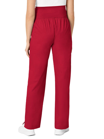 Women's Three-Pocket Maternity Cargo Pant - 545 - Red