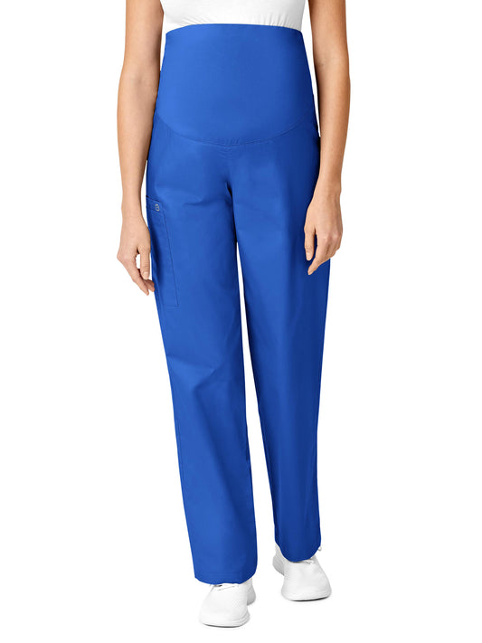 Women's Three-Pocket Maternity Cargo Pant - 545 - Royal