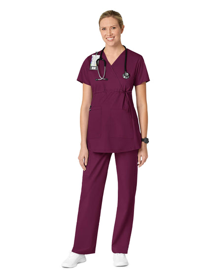 Women's Three-Pocket Maternity Cargo Pant - 545 - Wine