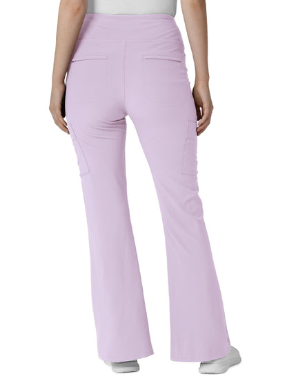 Women's Seven-Pocket Front Slit Flare Scrub Pant - 5534 - Pastel Lilac