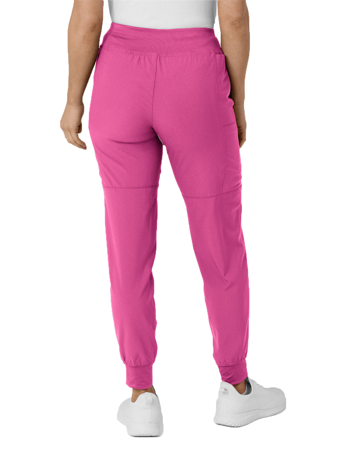 Women's Eight-Pocket Comfort Waist Pant - 5555 - Hot Pink