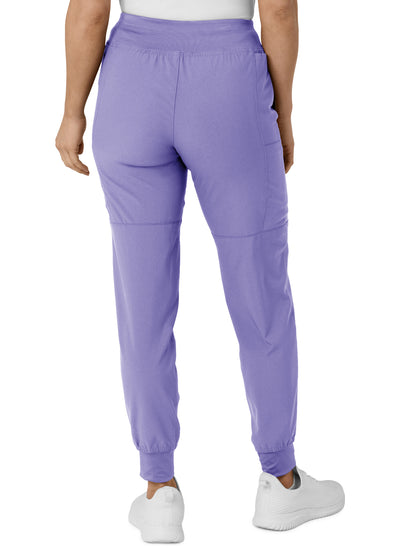 Women's Eight-Pocket Comfort Waist Pant - 5555 - Iris Purple