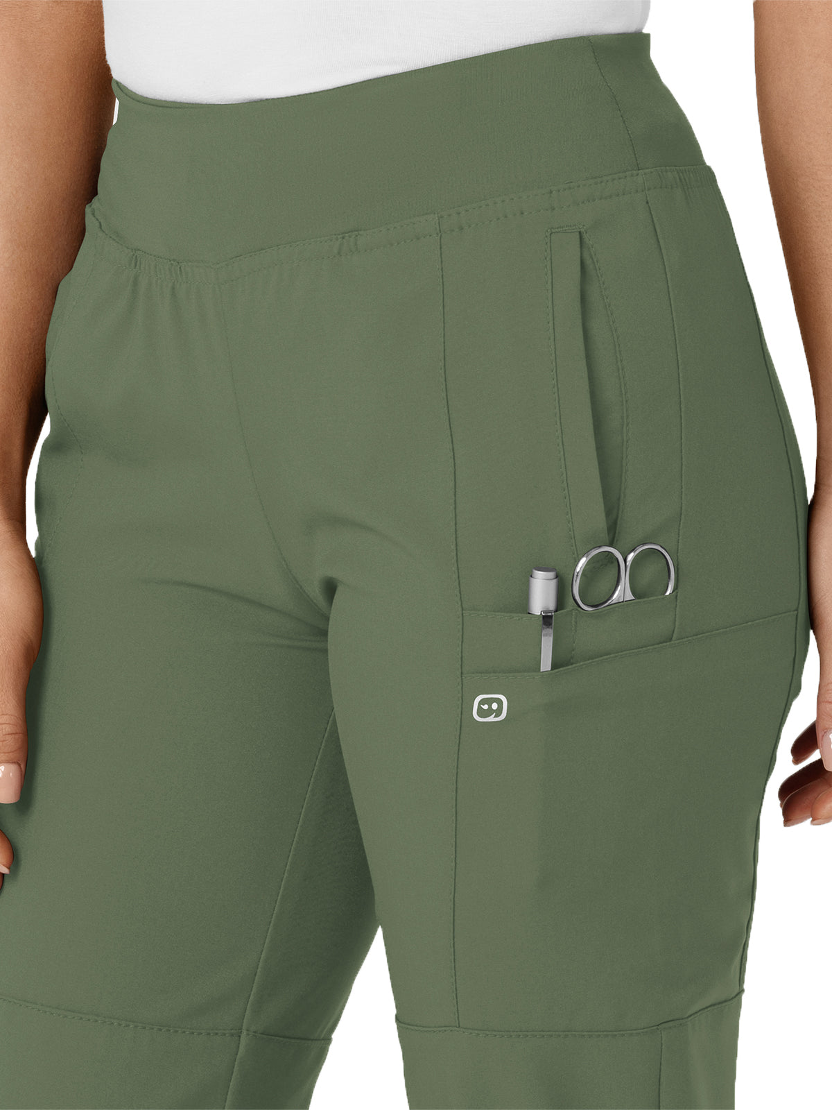 Women's Eight-Pocket Comfort Waist Pant - 5555 - Olive