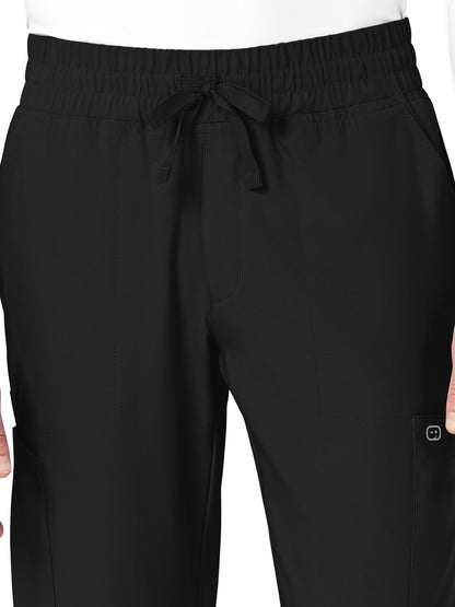 Men's Eight-Pocket Cargo Jogger Pant - 5655 - Black