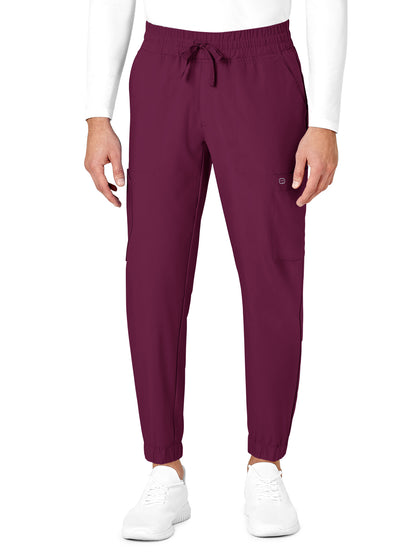 Men's Eight-Pocket Cargo Jogger Pant - 5655 - Wine