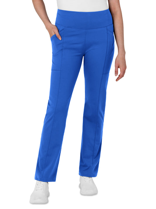 Women's Three-Pocket Straight Leg Scrub Legging - 5659 - Royal