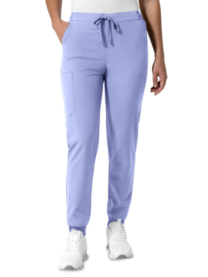 Women's Five-Pocket Jogger Scrub Pant - 5780 - Ceil Blue