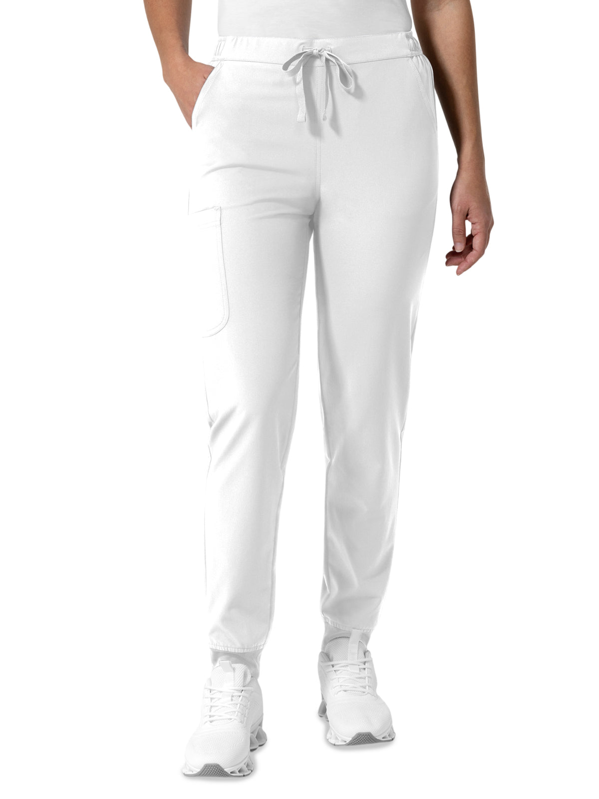 Women's Five-Pocket Jogger Scrub Pant - 5780 - White