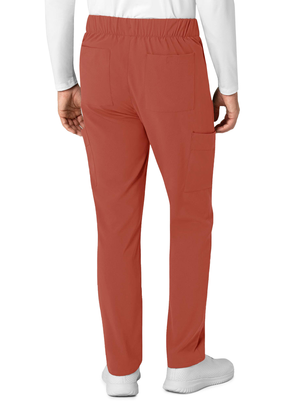 Men's Six-Pocket Tapered Scrub Pant - 5834 - Mineral Red