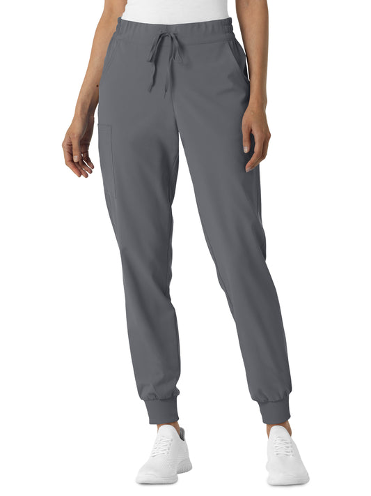 Women's Six-Pocket Jogger Scrub Pant - 5934 - Pewter