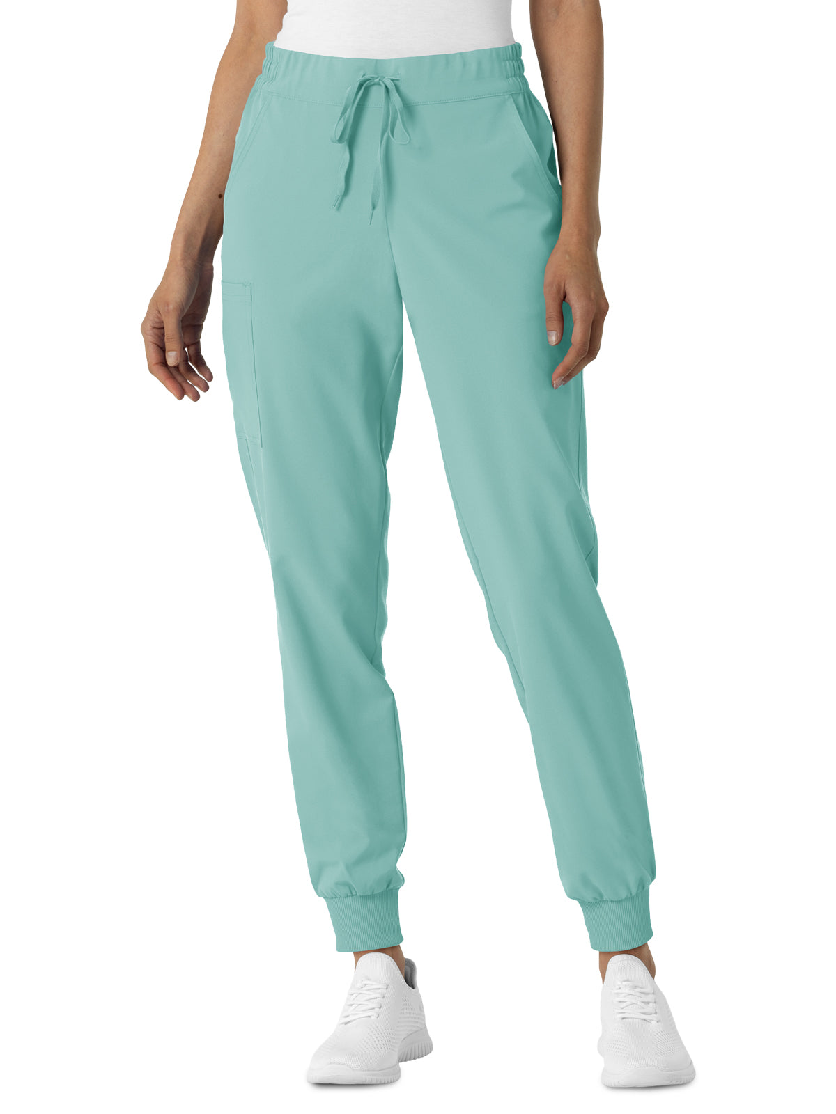 Women's Six-Pocket Jogger Scrub Pant - 5934 - Turquoise