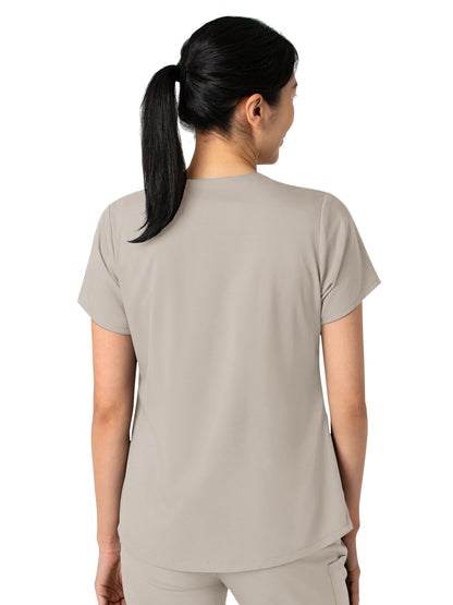 Women's 2-Pocket V-Neck Top - 6251 - Cloud