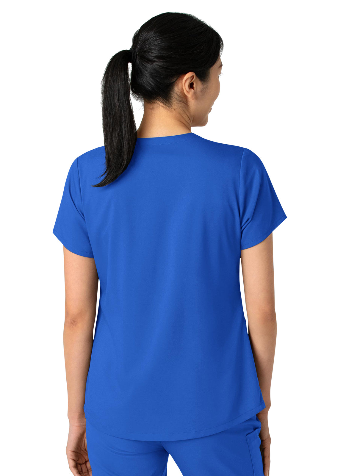 Women's 2-Pocket V-Neck Top - 6251 - Royal