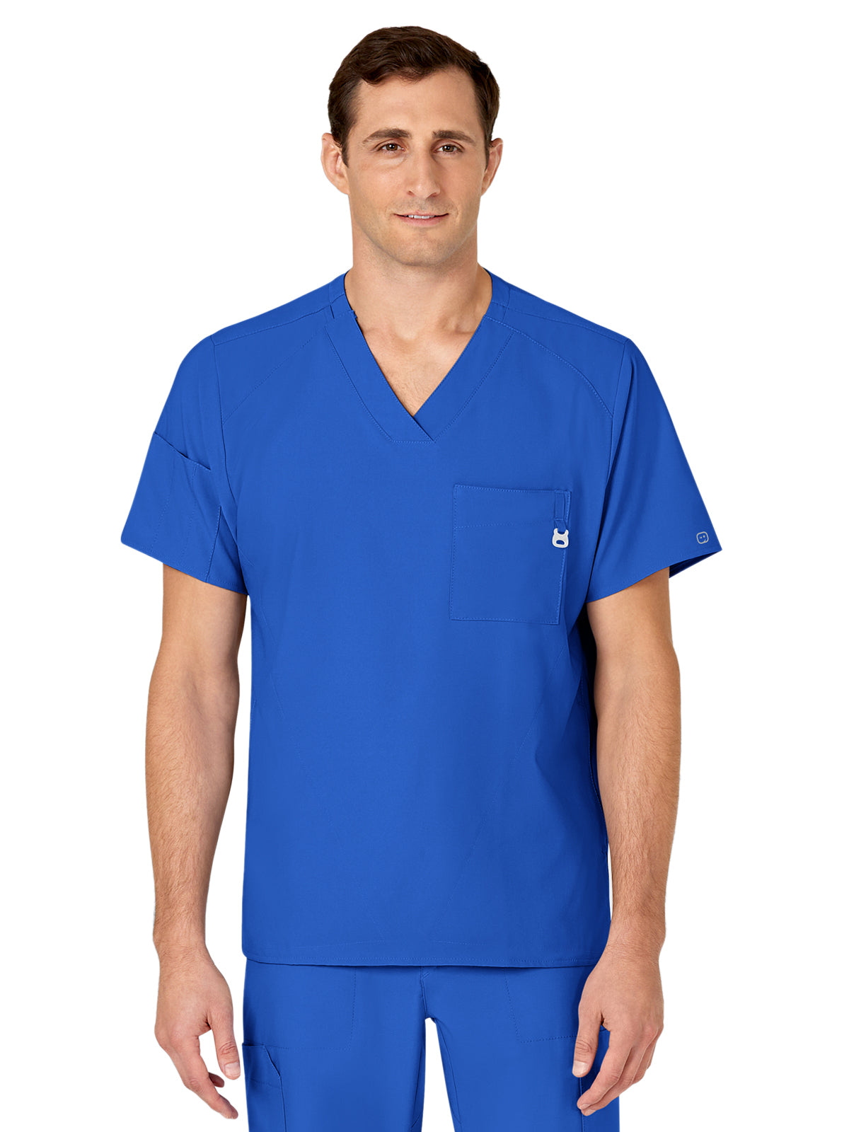 Men's Six-Pocket V-Neck Top - 6355 - Royal