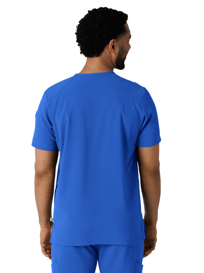 Men's V-Neck 5-Pocket Scrub Top - 6834 - Royal