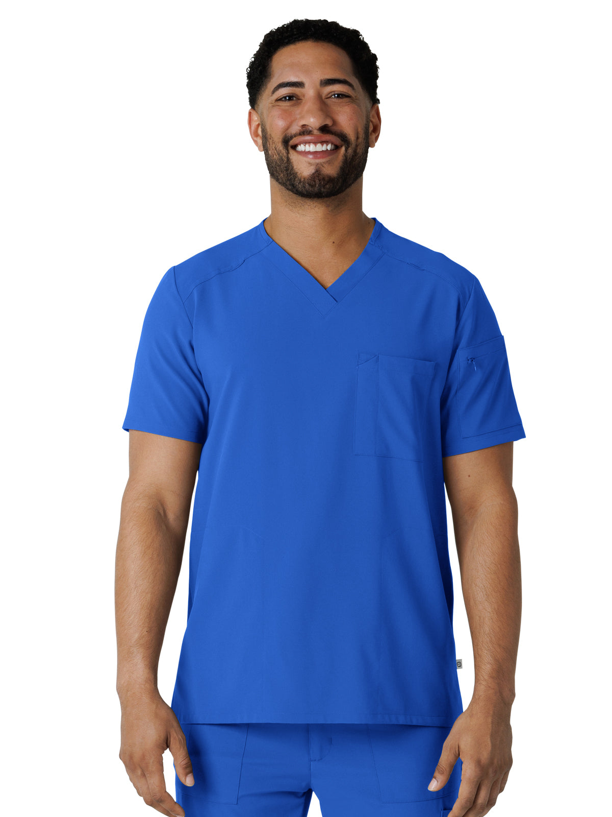 Men's V-Neck 5-Pocket Scrub Top - 6834 - Royal