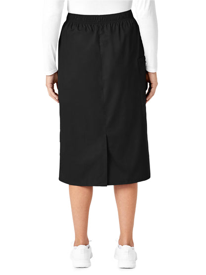 Women's Five-Pocket Pull On Cargo Skirt - 701 - Black