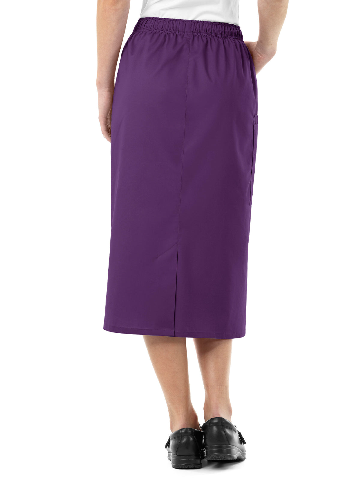 Women's Five-Pocket Pull On Cargo Skirt - 701 - Eggplant