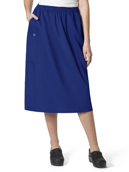 Women's Five-Pocket Pull On Cargo Skirt - 701 - Galaxy Blue