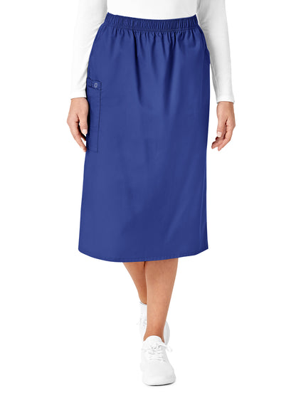 Women's Five-Pocket Pull On Cargo Skirt - 701 - Galaxy Blue