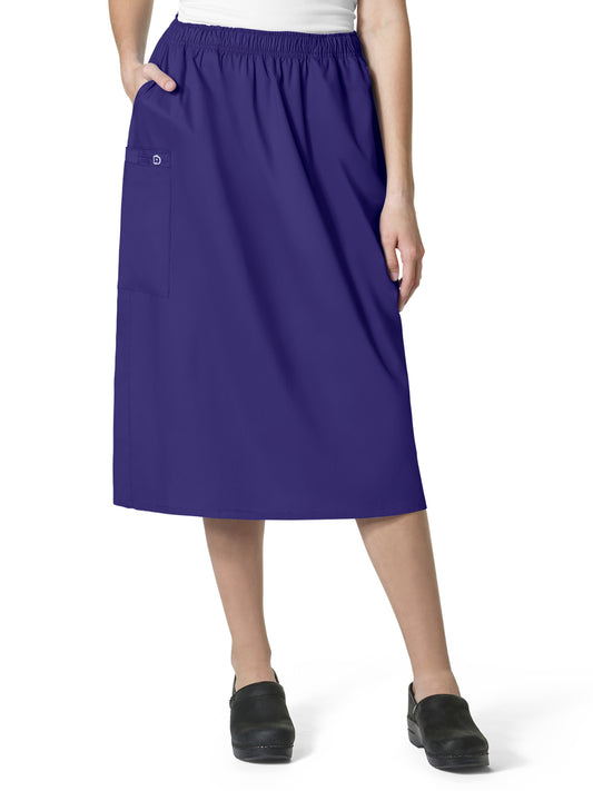 Women's Five-Pocket Pull On Cargo Skirt - 701 - Grape