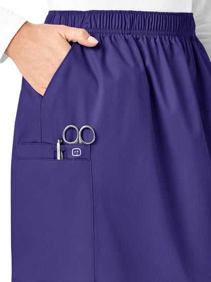 Women's Five-Pocket Pull On Cargo Skirt - 701 - Grape