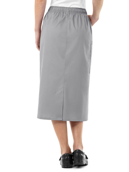 Women's Five-Pocket Pull On Cargo Skirt - 701 - Grey