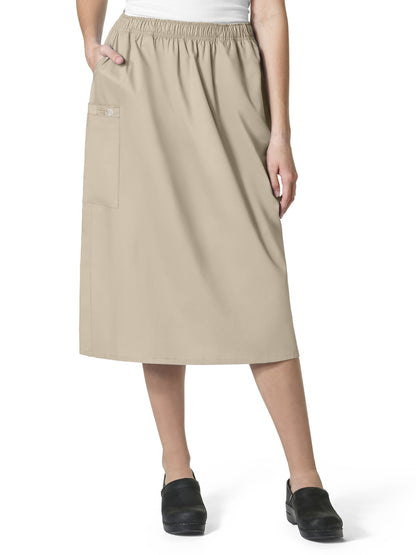 Women's Five-Pocket Pull On Cargo Skirt - 701 - Khaki