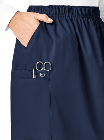 Women's Five-Pocket Pull On Cargo Skirt - 701 - Navy