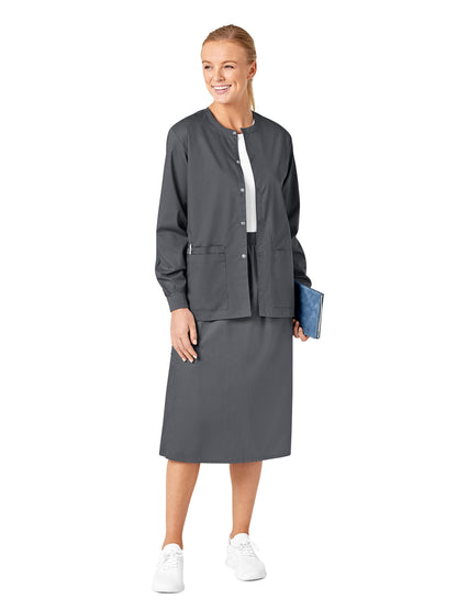 Women's Five-Pocket Pull On Cargo Skirt - 701 - Pewter