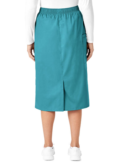 Women's Five-Pocket Pull On Cargo Skirt - 701 - Teal