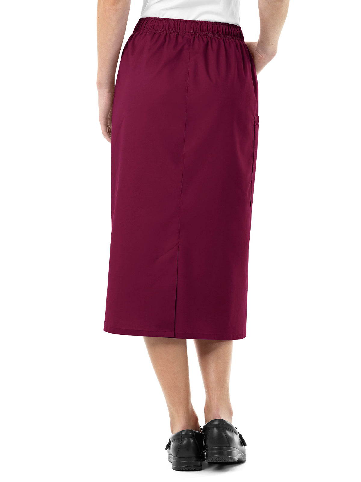 Women's Five-Pocket Pull On Cargo Skirt - 701 - Wine