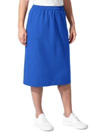 Women's Five-Pocket Below Knee Skirt - 7180 - Royal