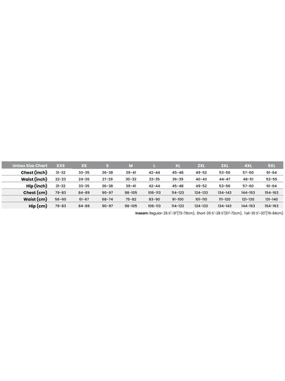 SIZECHART