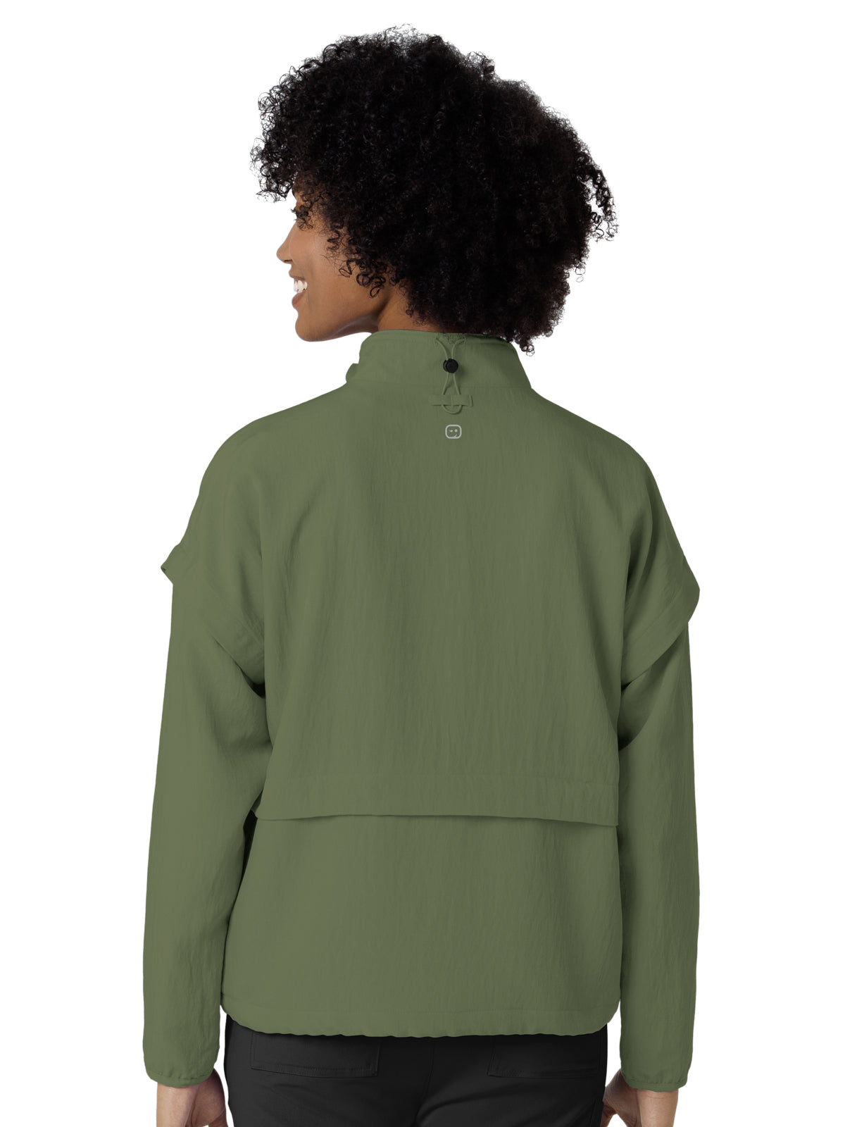 Women's Four-Pocket BreezeBreaker Scrub Jacket - 8014 - Olive