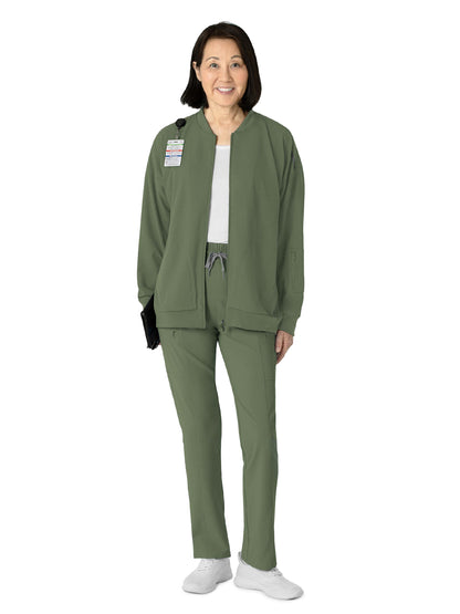 Women's 8-Pocket Bomber Jacket - 8066 - Olive