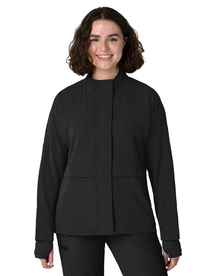 Women's Six-Pocket Packable Jacket - 8132 - Black