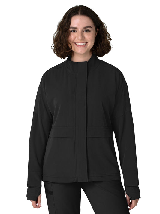 Women's Six-Pocket Packable Jacket - 8132 - Black