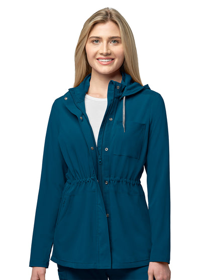 Women's Five-Pocket Convertible Hood Jacket - 8134 - Caribbean