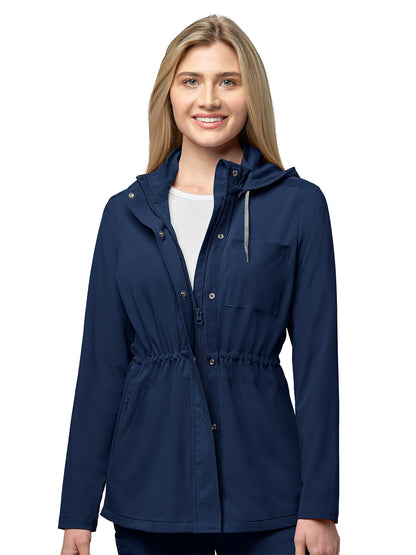 Women's Five-Pocket Convertible Hood Jacket - 8134 - Navy